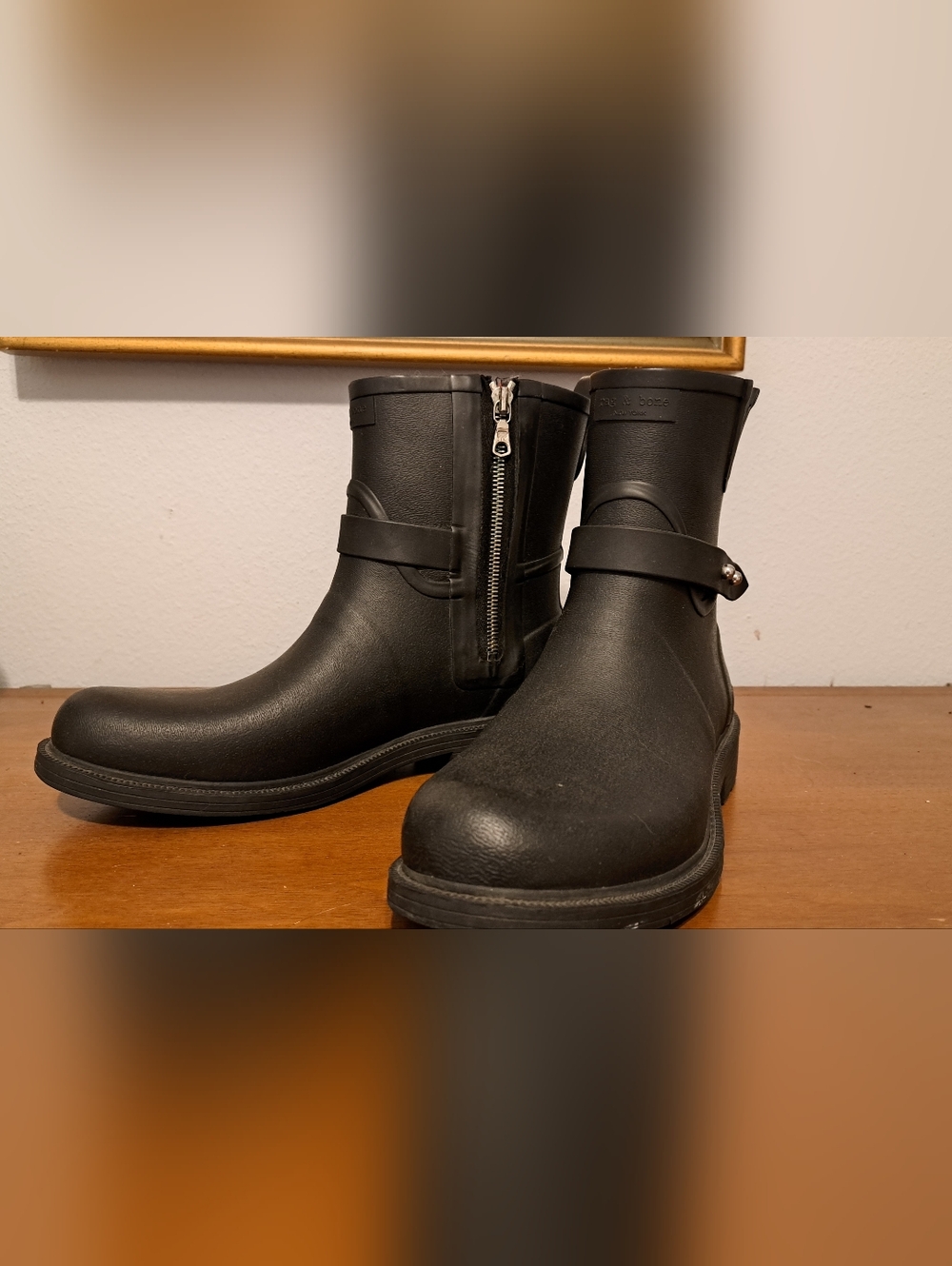 Rag & Bone Moto Style Rain Boots